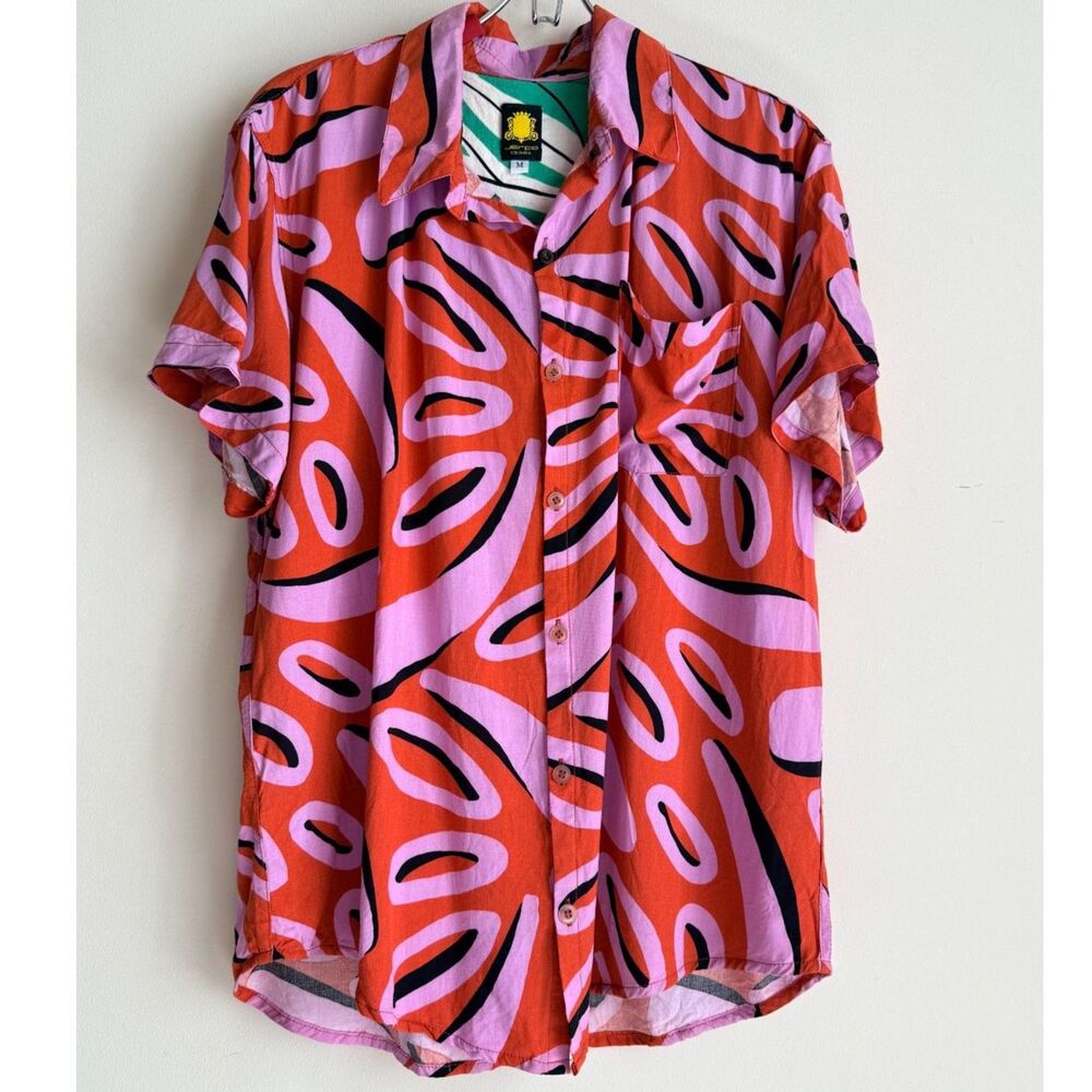 Jerfo Colombia Orange, pink, and black all-over pattern (M/M)